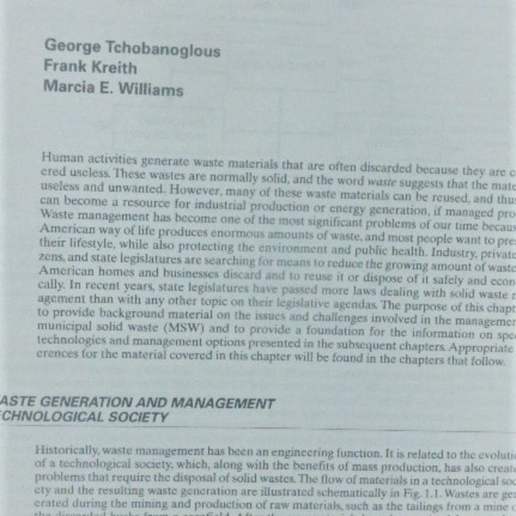 2002 Handbook of Solid Waste Management Tchobanoglous Kreith 2nd Edition - Picture 12 of 15